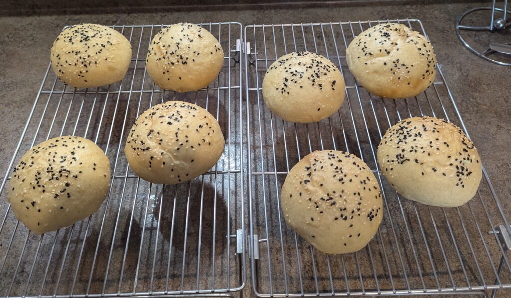 Sourdough Hamburger Buns